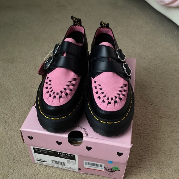 ❌SOLD❌ NWT Dr. Martens x Lazy Oaf Heart Creepers - Picture 2 of 7
